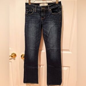 Abercrombie & Fitch Women's Dark Blue Boot Cut Jeans